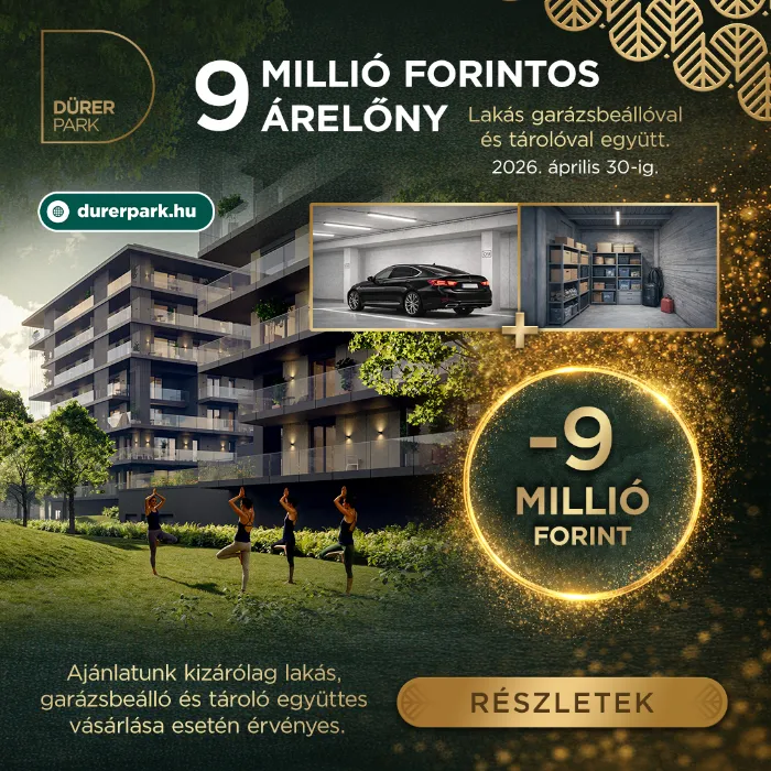 9 millió forintos árelőny a teljes csomagra